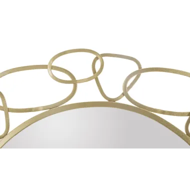 Lustro CHAIN GOLD Ø 84X2 cm
